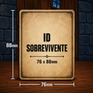 Carta Sobrevivente 76 x 88 mm