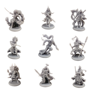 kit warlords of the rising sun 9 miniaturas