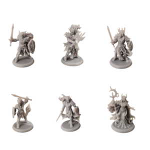 kit Celestial Knights 6 miniaturas
